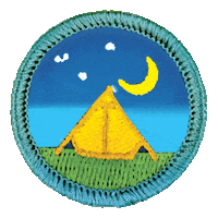 Camping Day And Night Sticker by twotribes