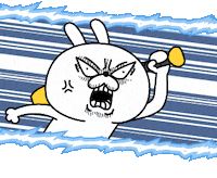 Awesome Rabbit Sticker