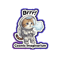 Cold Cat Sticker