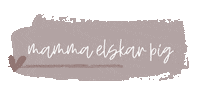 Mamma Sticker by Alexsandra Bernharð