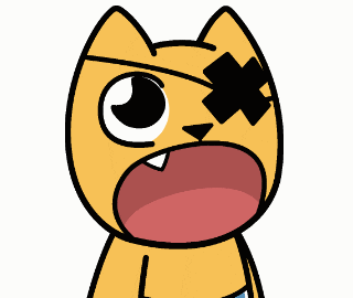 Pirate Cute Cat GIF