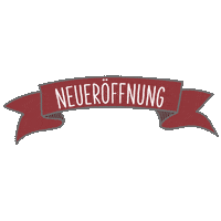 Opening Banner Sticker by baeckereijunge
