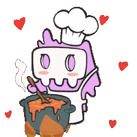 Chef Cooking Sticker by Ghost Boy