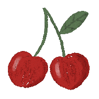 Fruit Cherry Sticker by wulinimg