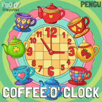 Good Morning Coffee GIF by Pudgy Penguins