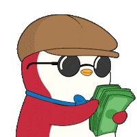 Invest Pay Day Sticker by Pudgy Penguins