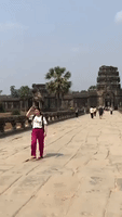Tourist Numbers Down at Cambodia's Angkor Wat Amid Coronavirus Outbreak