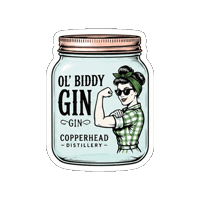 Happy Hour Spirit Sticker by CopperheadDistillery