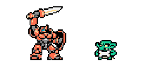 8 Bit Eating Sticker by Tribute Games