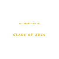 Allegheny 2026 Sticker by Allegheny College