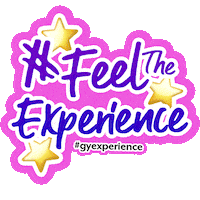 GYexperience gy gyexperience feel the experience Sticker