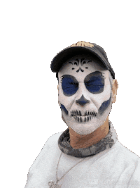 Halloween Face Sticker by The ATM Guy