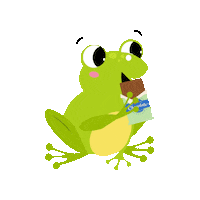 Chocolate Frog Sticker by TOAD 8