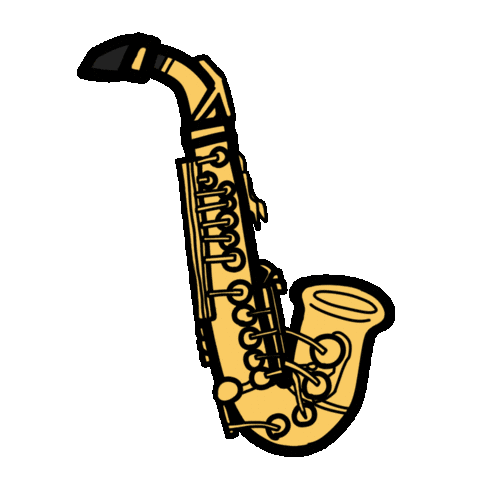 Saxophone Sax Sticker