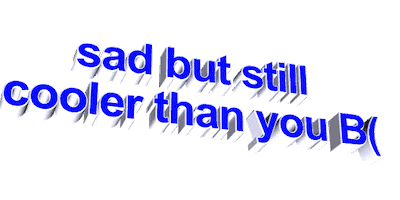 sad text Sticker by AnimatedText