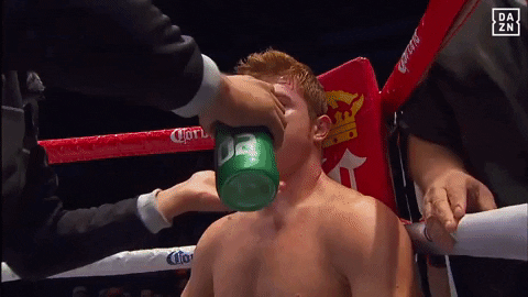 golden boy drinking GIF by DAZN USA
