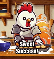 Baking Sweet Success GIF by Zorooster
