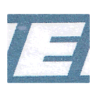 Typography E Sticker