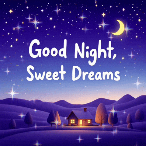 goodvibewishes stars night sleep moon GIF