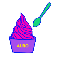 Ice Cream Wow Sticker by Auro Chocolate