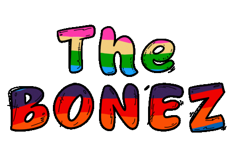 Jesse Bonez Sticker by ASF brush