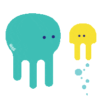 QuutToys jellyfish meduse kwallen quuttoys Sticker