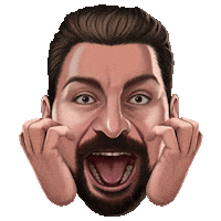 Poker Face Reaction Sticker by GGPoker