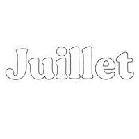 July Month Sticker