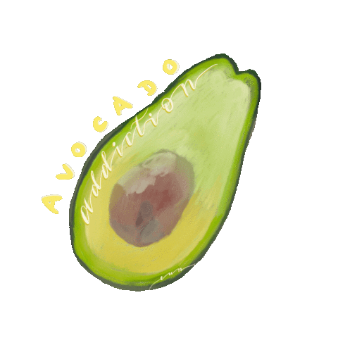 Eunice543200 avocado addiction eun blissdreamhk Sticker