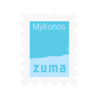 zumarestaurant greece greek mykonos aegean Sticker