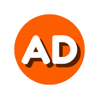 Instagram Orange Sticker