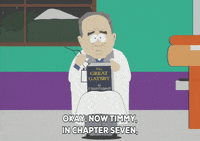 doctor writing GIF by South Park 