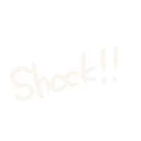 Shock ショック Sticker
