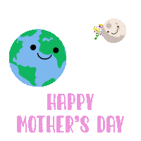 Mothers Day Moon Sticker by INTO ACTION