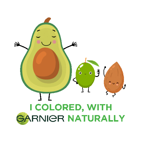 Hair Color Avocado Sticker by Garnier India
