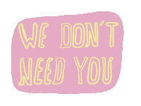 Girl Text Sticker