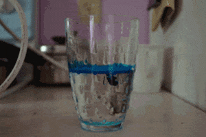 food colouring water GIF