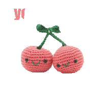 Cherry Crochet Sticker by Craftbird