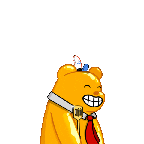 Good Morning Nft Sticker by SuperRareBears