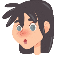 Happy Girl Sticker