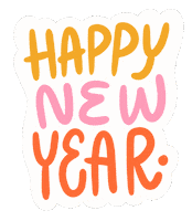 Happy New Year Sticker