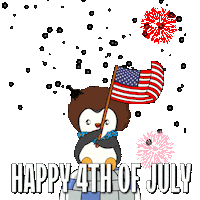 United States Usa Sticker by Pudgy Penguins