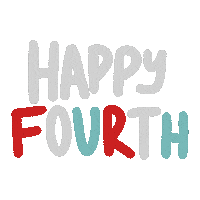 Happy Fourth Of July Sticker