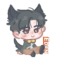 Wolf Mirror Sticker