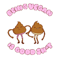 Plant Based Diet Friendship Sticker by PETA
