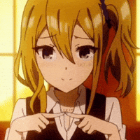 Blushing Love Is War GIF