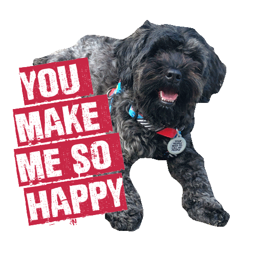 You Make Me Happy Smile Sticker