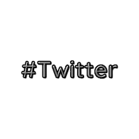 LBD_Digital social media twitter hashtag digital marketing Sticker