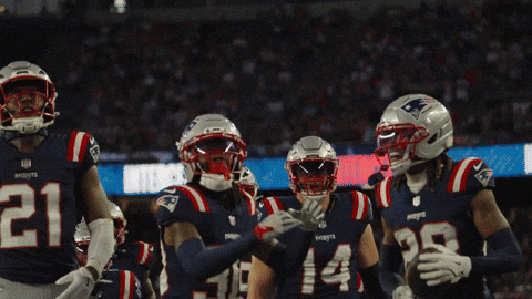 Football Heart GIF by New England Patriots