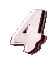 Glitch Numbers Sticker by #BASILIO